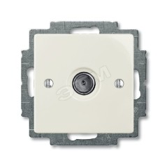 BASIC 55 Розетка телевизионная TV в рамку бежевая