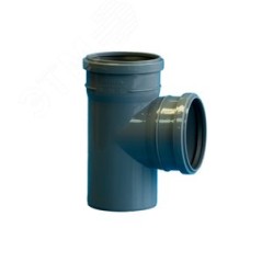 Тройник канализационный 87.5 град. 110 х 110