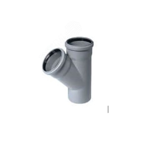 Тройник канализационный 45 град. 50 х 40