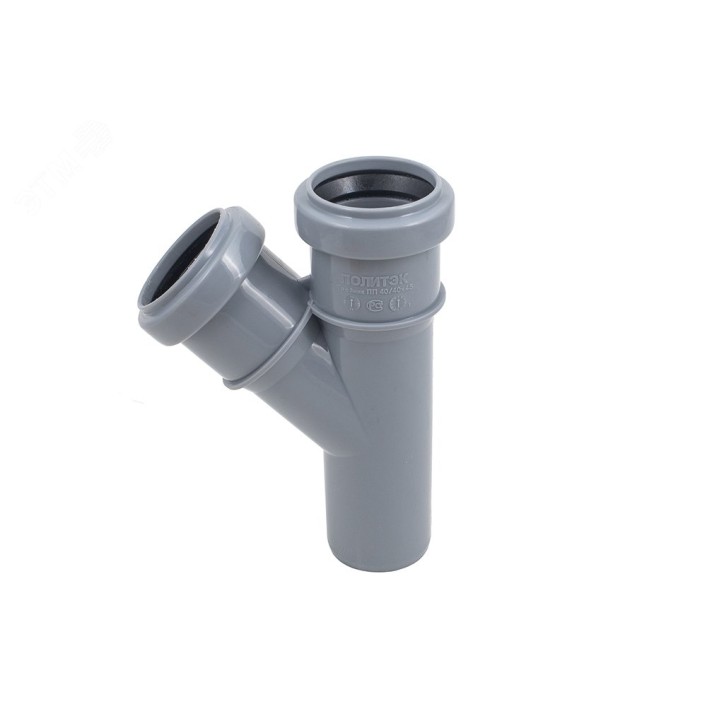 Тройник канализационный 45 град. 40 х 40 Тройник канализационный 45 град. 40 х 40