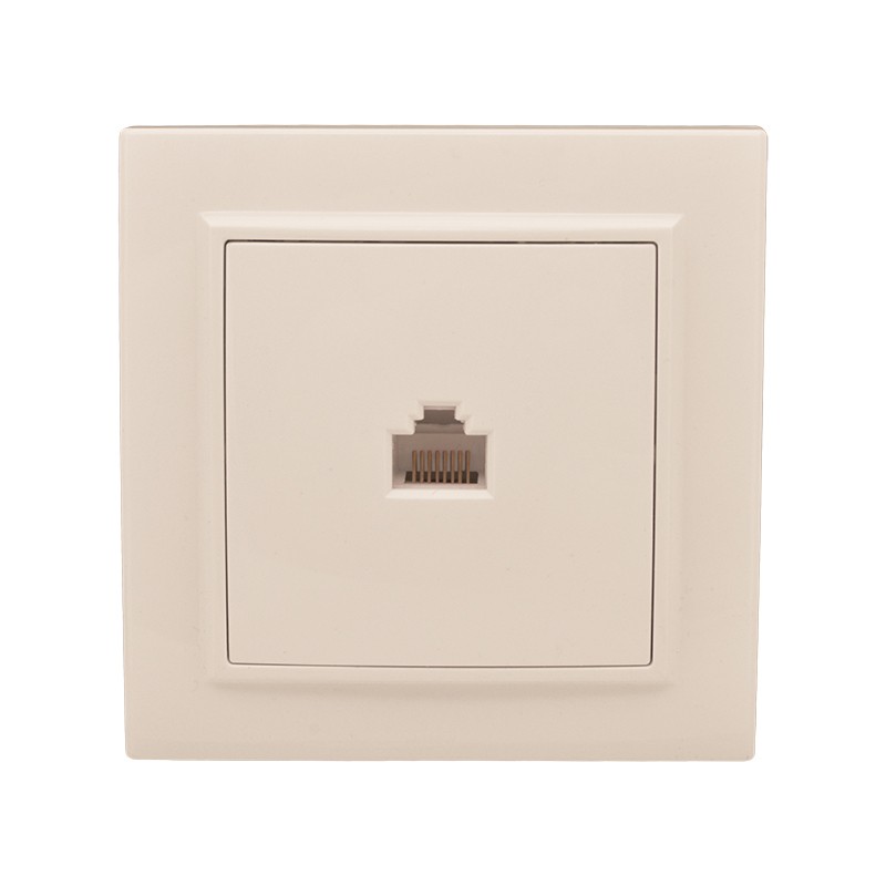 Розетка RJ-45 одноместная СП бежевый Минск