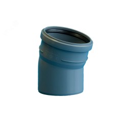 Отвод канализационный 15 град. 110