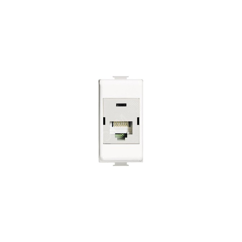 LivingLight Розетка RJ45, STP, cat6, IDC110, цвет белый