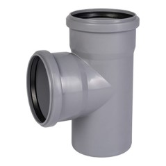 Тройник канализационный 87 град. 50х40