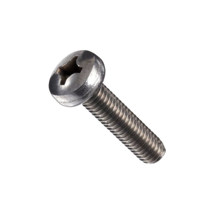 Винт DIN 7985 М4х12 полукруглая голова класс прочности 4.8 покрытие цинк