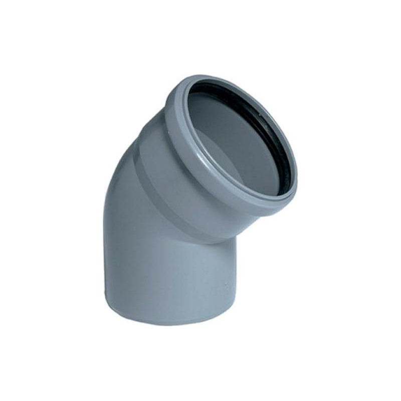 Отвод канализационный 90х45 град.