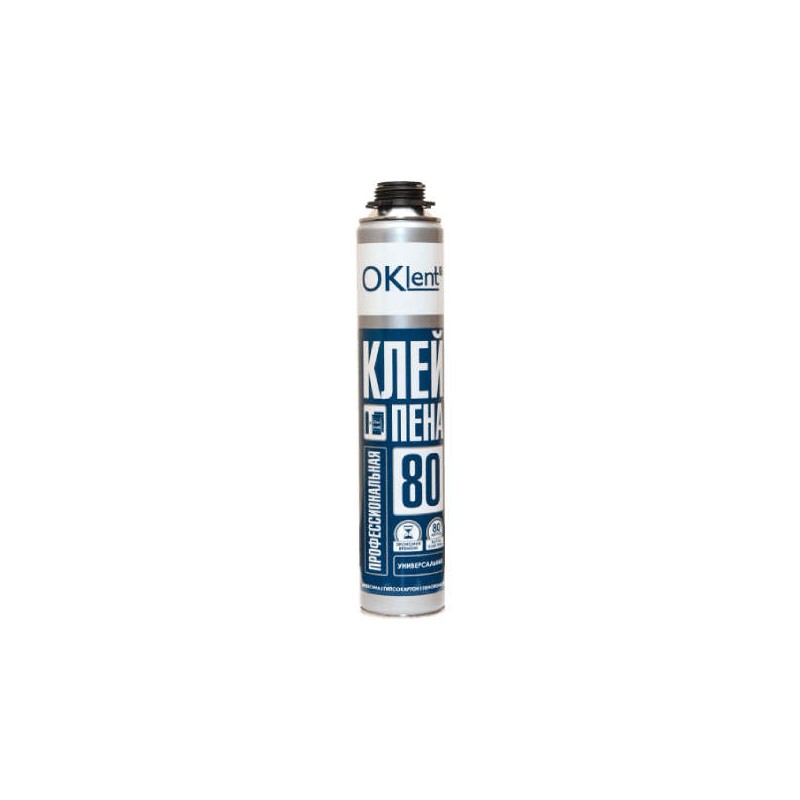 Клей-пена профессиональная универсальная Oklent 80 (950гр)