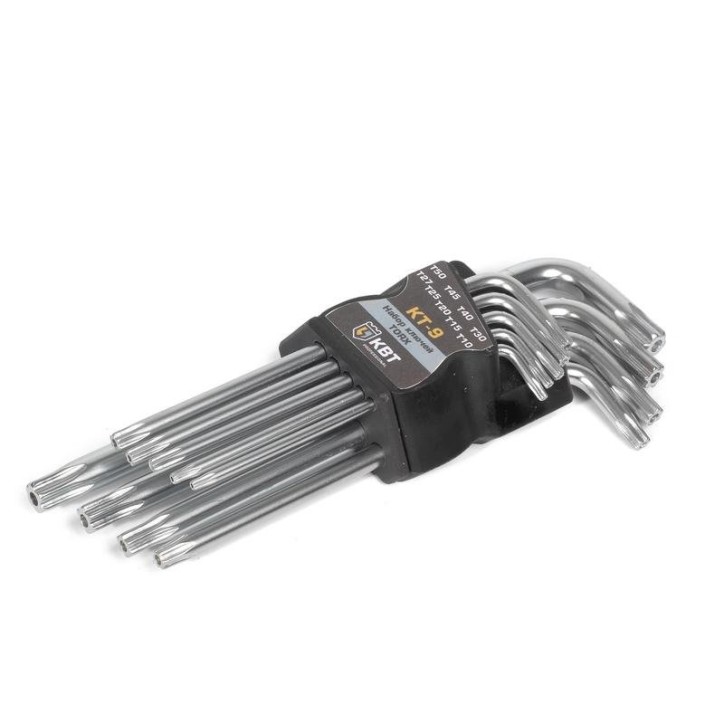 Набор ключей TORX КТ-9 (Т10-Т50) серия KBT-PROFESSIONAL Набор ключей TORX КТ-9 (Т10-Т50) серия KBT-PROFESSIONAL