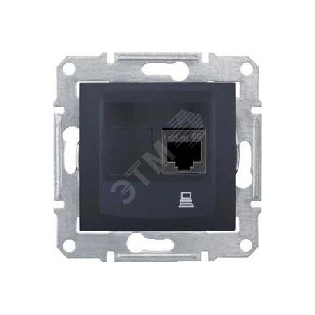 Sedna Розетка компьютерная графит