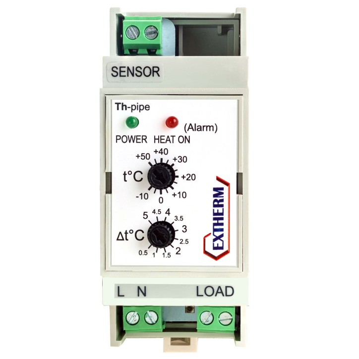 Термостат Th-pipe для управления системой электрообогрева