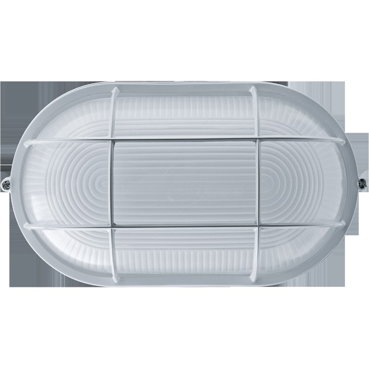 Светильник НПП-100w термостойкий овальный с решеткой IP54 белый Светильник НПП-100w термостойкий овальный с решеткой IP54 белый