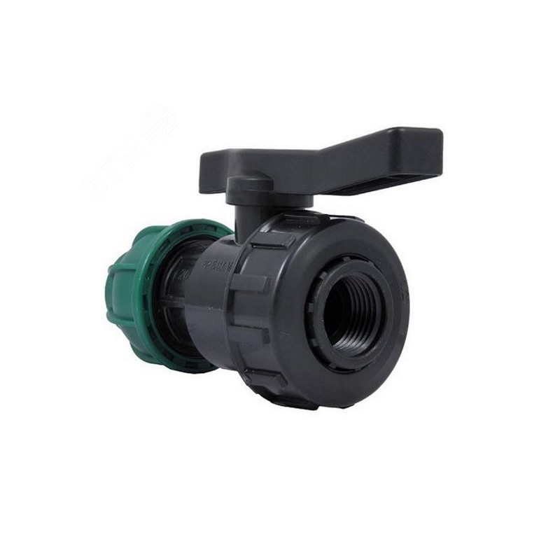 Кран ПНД шаровой разъемный ВР 20x1/2'