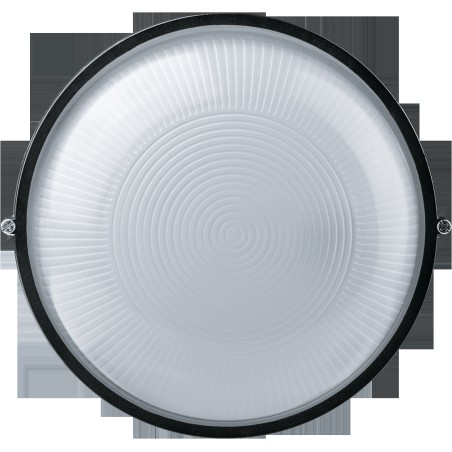 Светильник НПП-100w термостойкий круглый без решетки IP54 черный