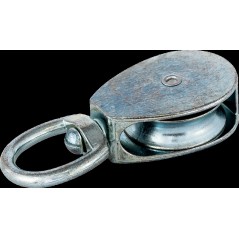 Блок одинарный (металл) 40мм (трос 9мм), , шт