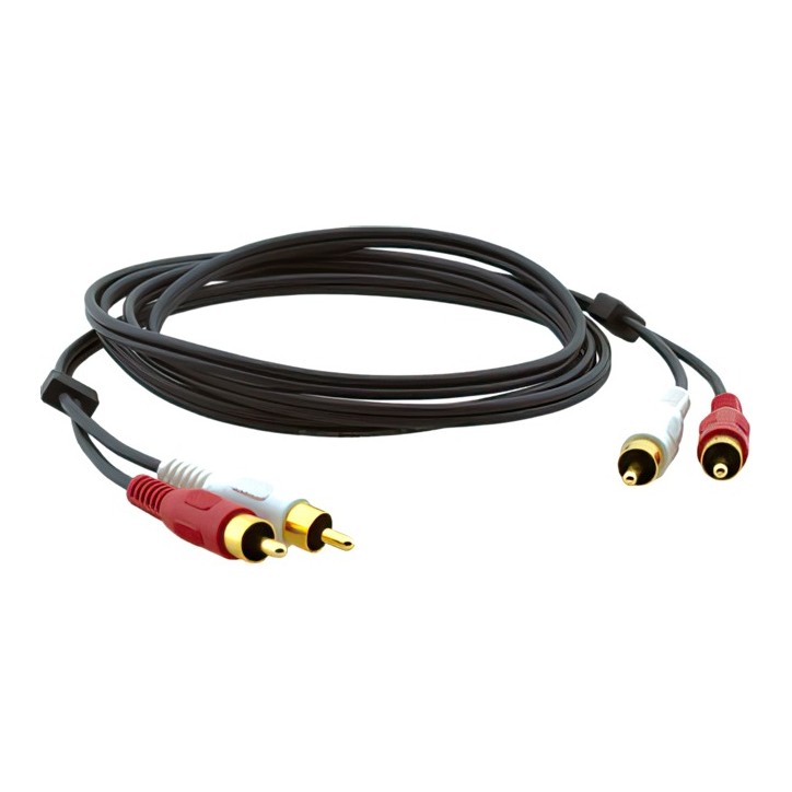 Кабель аудио 2RCA M на 2RCA M, 1.8 м., черный Кабель аудио 2RCA M на 2RCA M, 1.8 м., черный