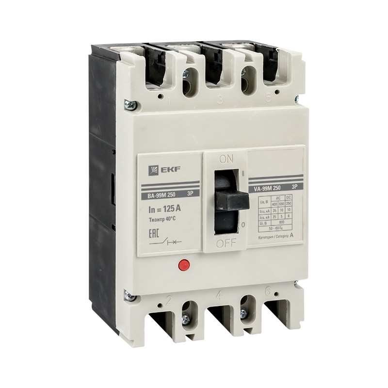 Выключатель автоматический ВА-99М 250/125А 3P 35кА