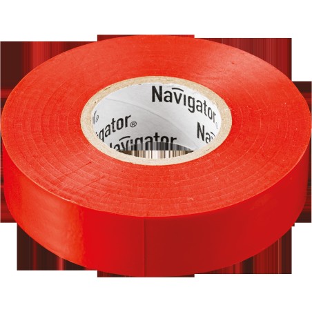 Изолента Navigator 71 104 NIT-B15-20/R красная