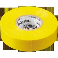 Изолента Navigator 71 105 NIT-B15-20/Y жёлтая