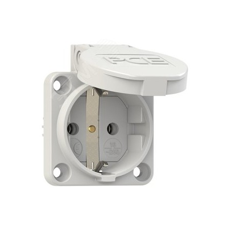 Розетка встраиваемая с/з 16A/250V/1P+N+E/IP54