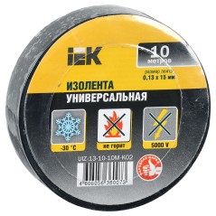 Изолента ПВХ черная 15мм 10м