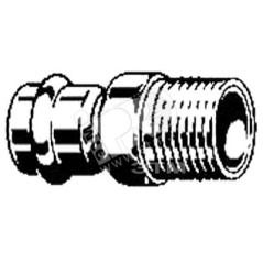 Муфта пресс 28x3/4' НР оцинкованная сталь Prestabo SC-Contur модель 1111
