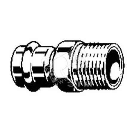 Муфта пресс 28 х 3/4' НР оцинкованная сталь Prestabo SC-Contur модель 1111