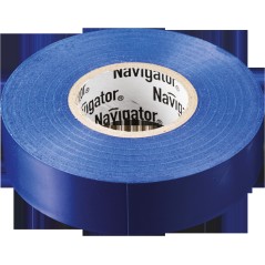Изолента ПВХ синяя 19мм 20м NIT-A19-20/B