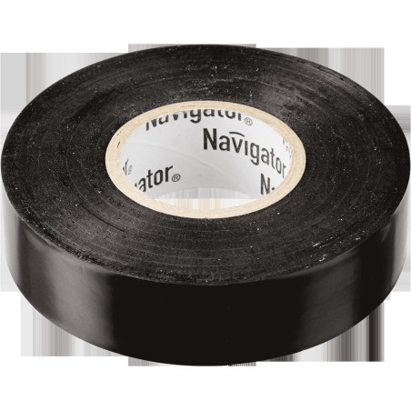 Изолента ПВХ черная 15мм 10м NIT-B15-10/BL