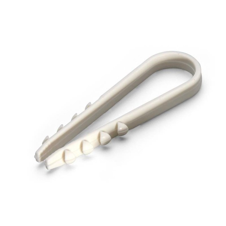 Дюбель-хомут ДХ 19–25 (бел) (100шт) Дюбель-хомут ДХ 19–25 (бел) (100шт)