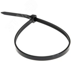 Стяжка нейлоновая 7.6х400 черный (100 шт.)