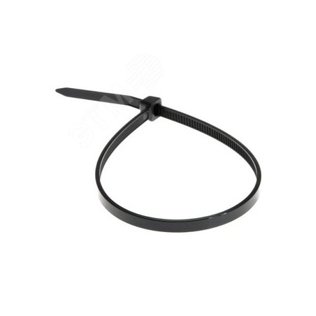Стяжка нейлоновая 7.6х400 черный (100 шт.)