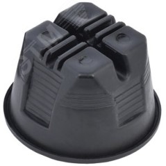 Держатель проводника круглого 8мм для плоской кровли пластик с бетоном IEK