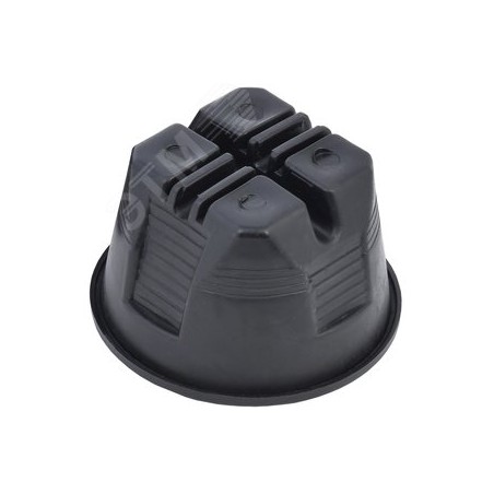 Держатель проводника круглого 8мм для плоской кровли пластик с бетоном IEK