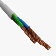 Провод ПВС 2х2.5+1х2.5 белый 100м