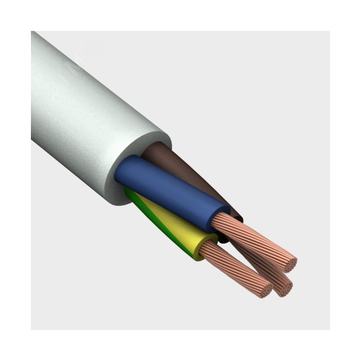 Провод ПВСнг(А)-LS 2х0,75+1x0,75 (б)