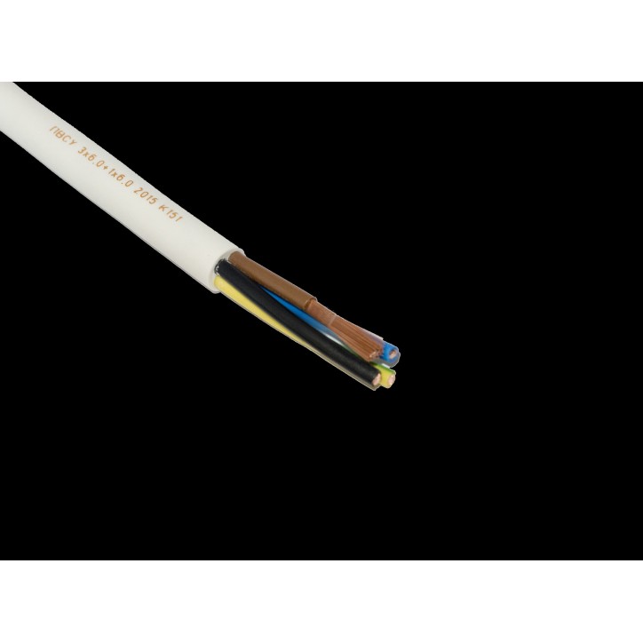 Провод силовой ПВСУ 2х6+1х6 до 380В