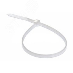 Стяжка нейлоновая 7.6х500 белый (100 шт.)