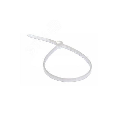 Стяжка нейлоновая 7.6х500 белый (100 шт.)