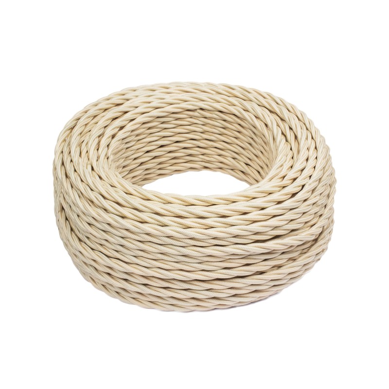 Ретро провод 3х2.5 песочное золото(50м)