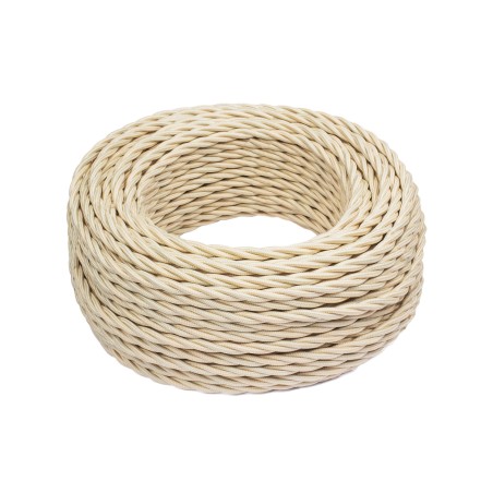 Ретро провод 3х2.5 песочное золото(50м)