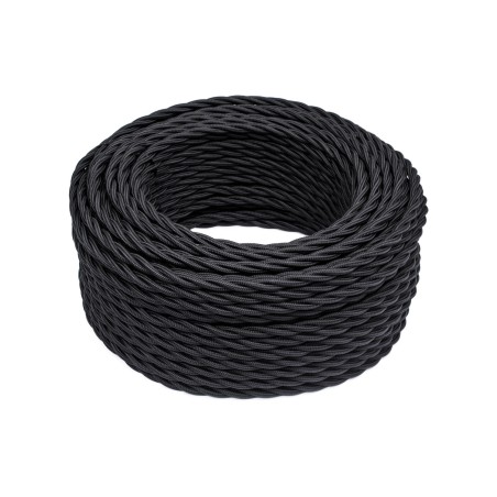 Ретро провод 3х2.5 черный(50м)