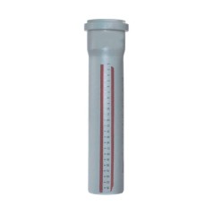 Труба канализационная 50x3000 мм НТЕМ однораструбная, серая