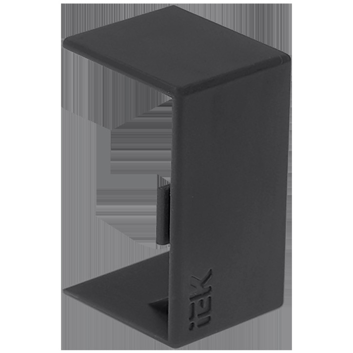 ELECOR Соединитель на стык КМС 25х16 черный (4шт/компл)