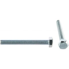 Болт DIN933 М8х25 шестигранная голова полная резьба оцинкованный (40 шт)