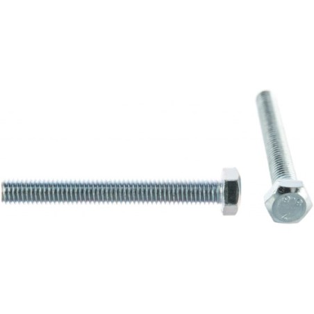 Болт DIN933 М8х25 шестигранная голова полная резьба оцинкованный (40 шт)