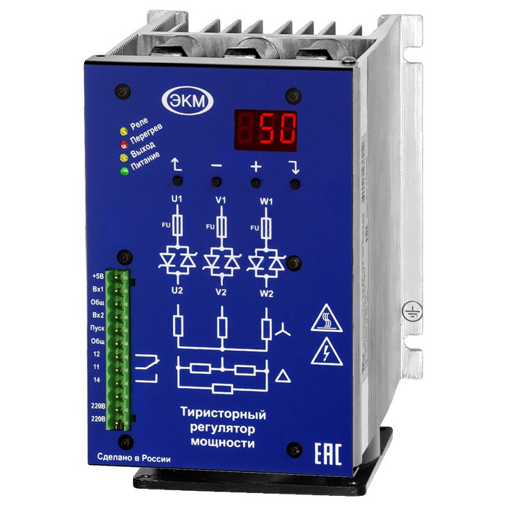 Тиристорный регулятор ТРМ-1М-45-RS485
