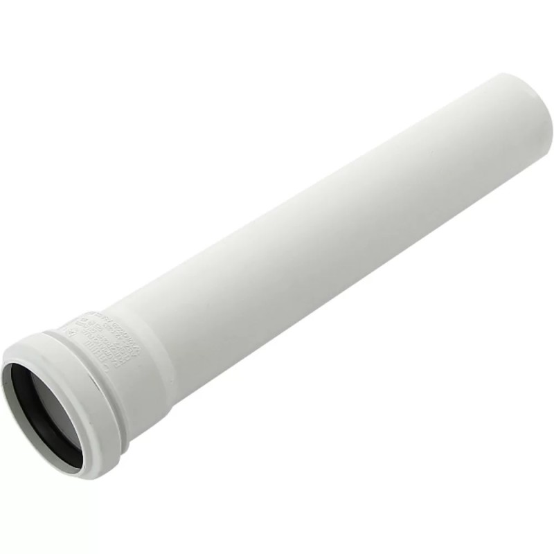Труба канализационная 32x500 мм НТЕМw однораструбная, белая