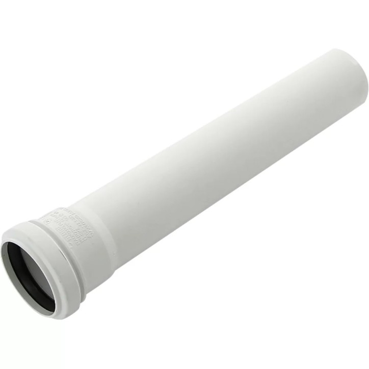 Труба канализационная 32x1000 мм НТЕМw однораструбная, белая