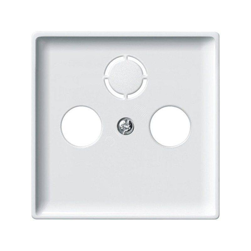 Sys D Накладка для розетки телевизионной TV/FM белая