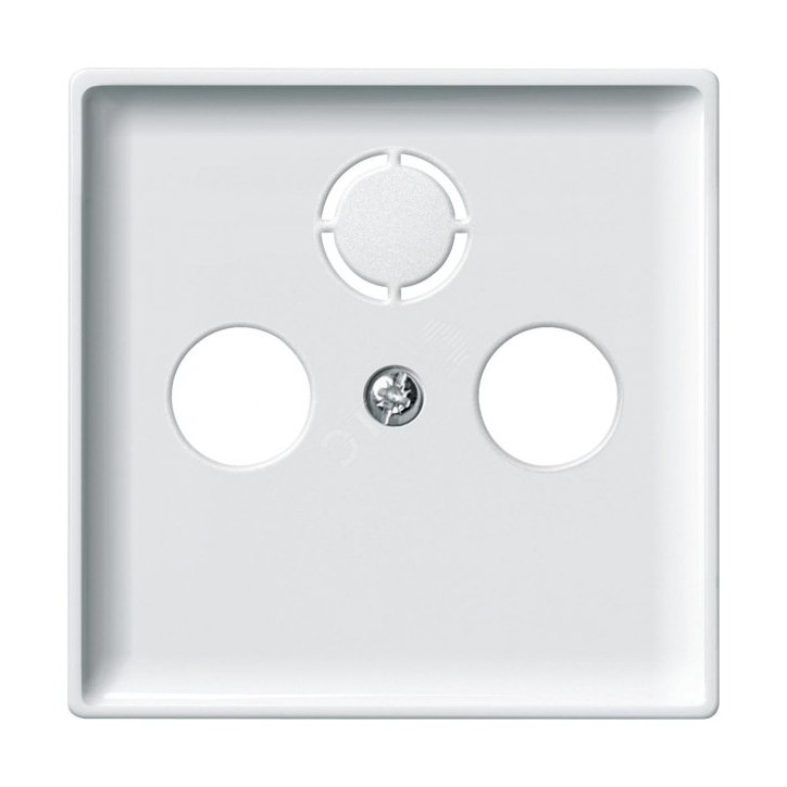 Sys D Накладка для розетки телевизионной TV/FM белая